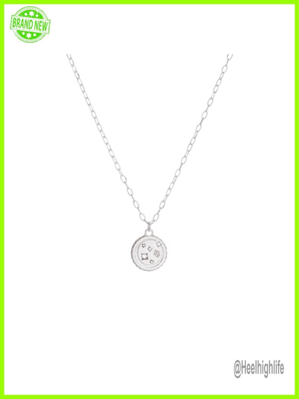 Sterling Silver Virgo Zodiac Pendant Necklace with Crystal Accents
